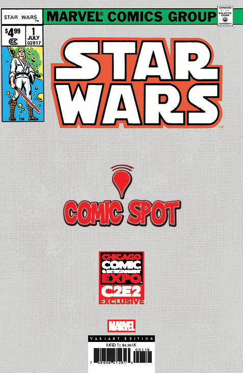 Star Wars #1 Facsimile Comics Spot Tyler Kirkham C2E2 2025 Exclusive Var (04/09/2025) (ONLINE ORDER ONLY)