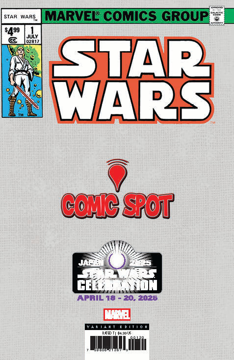 Star Wars #1 Facsimile Comics Spot Tyler Kirkham Star Wars Celebration 2025 Exclusive Virgin Var (04/09/2025) (ONLINE ORDER ONLY)