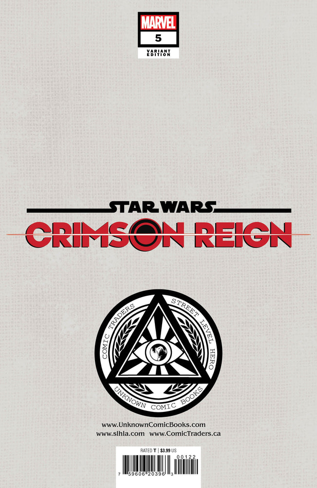 Star Wars: Crimson Reign 5 Unknown Comics Tyler Kirkham Exclusive Virgin Var (06/22/2022) (Online Order Only)