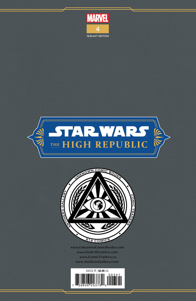 Star Wars: The High Republic #4 Unknown Comics Tyler Kirkham Exclusive Var (01/11/2023) (Online Order Only)