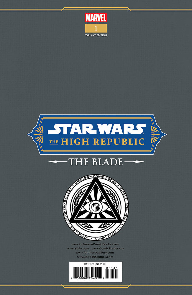 Star Wars: The High Republic - The Blade #1 Unknown Comics Paolo Villanelli Exclusive Var (11/23/2022) (12/28/2022) (Online Only)
