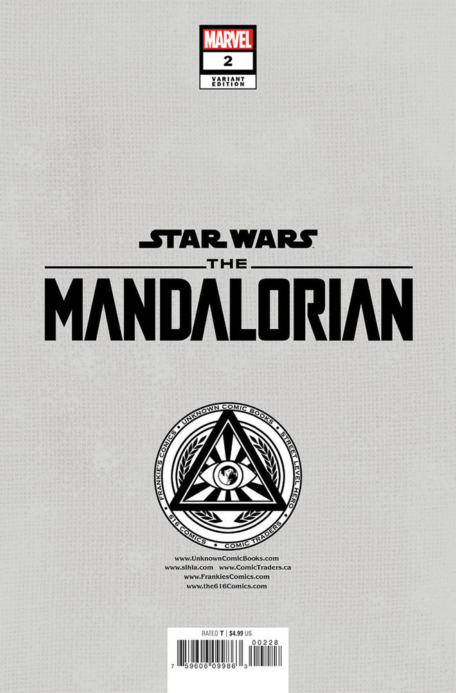 Star Wars: The Mandalorian #2 Unknown Comics Todd Nauck Virgin Exclusive Var (08/17/2022) (Online Order Only)