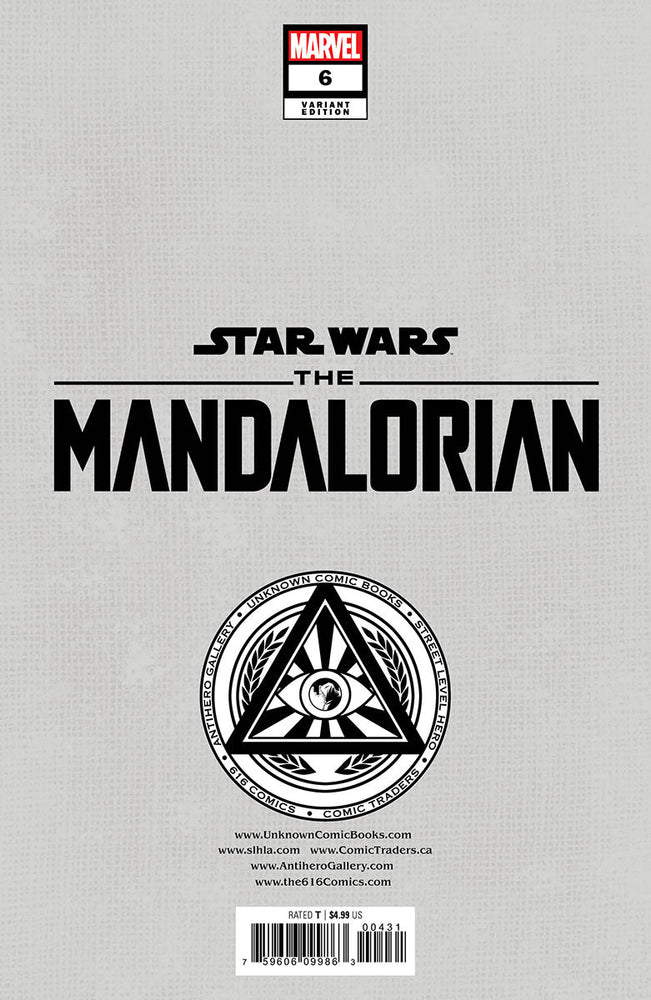 Star Wars: The Mandalorian #6 Unknown Comics Rickie Yagawa Exclusive Virgin Var (12/14/2022) (Online Only)