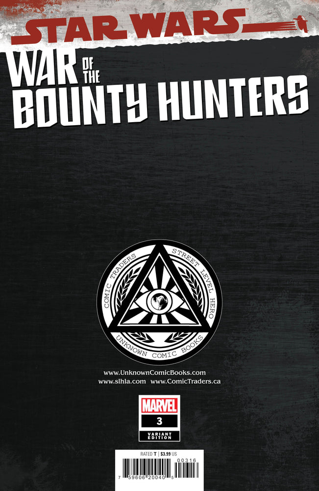 Star Wars War Bounty Hunters #3 (Of 5) Unknown Comics Tyler Kirkham Exclusive Var (08/18/2021) (Online Order Only)