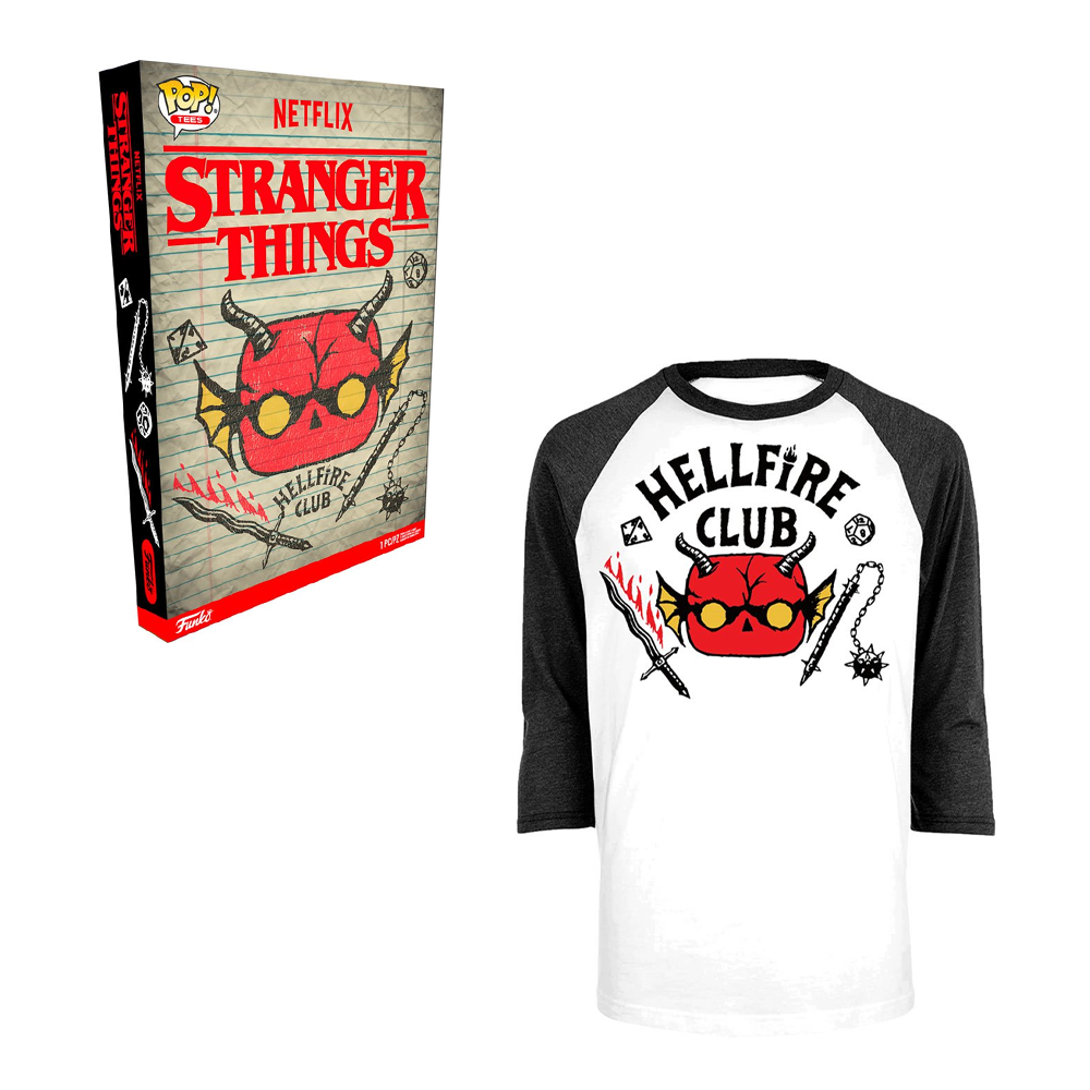 [PRE-ORDER] Funko POP! Tee: Stranger Things Hellfire Club Boxed Tee (ONLINE ORDER ONLY)