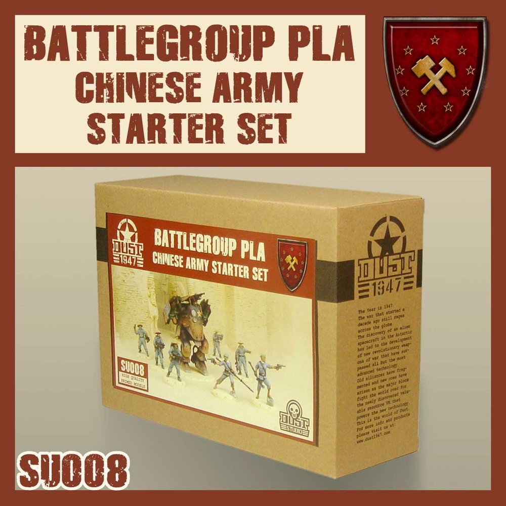 DUST 1947: Battlegroup PLA Chinese Army Starter Set (ONLINE ORDER ONLY)