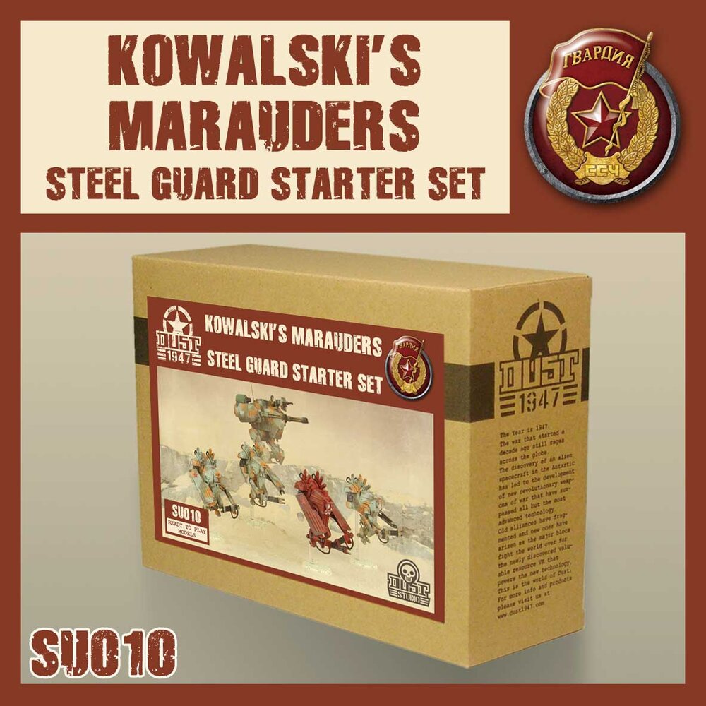 DUST 1947: Steel Guard Starter Set - Kowalski's Marauders (ONLINE ORDER ONLY)