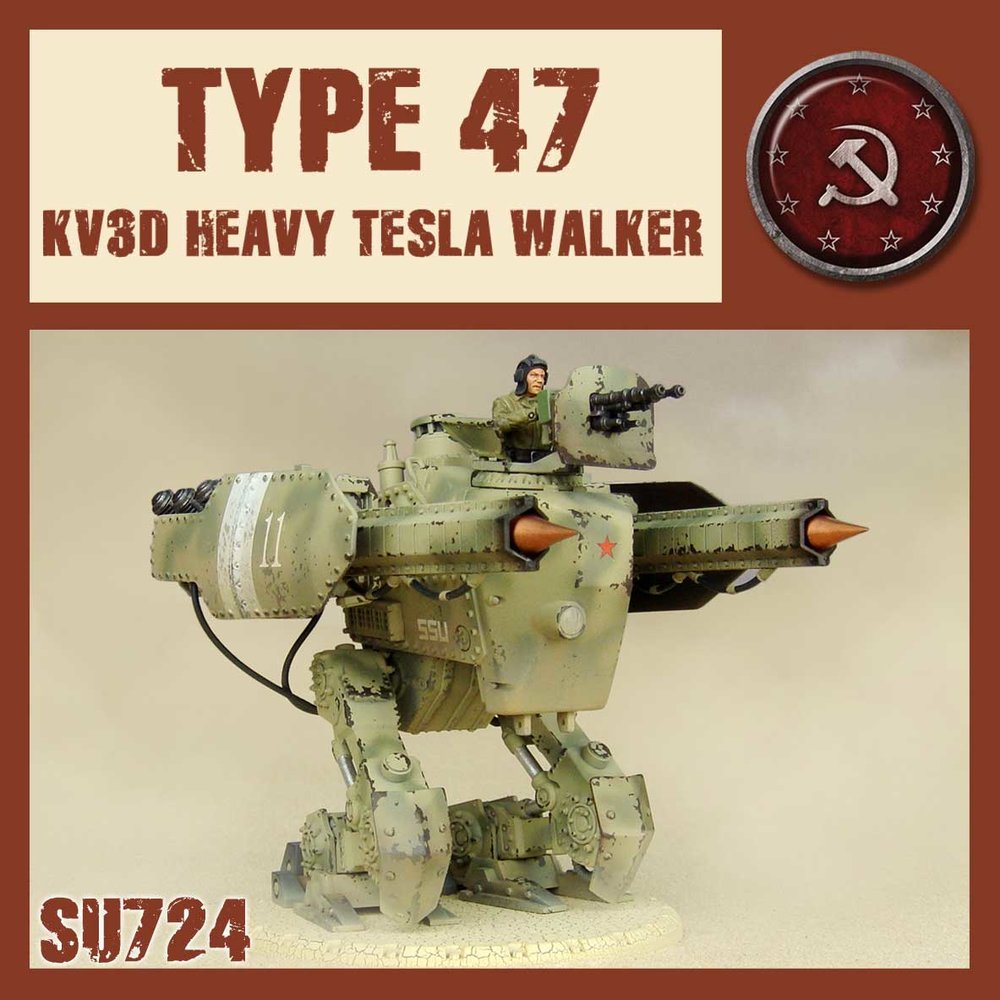 DUST 1947: TYPE 47 KV3D Heavy Tesla Walker (ONLINE ORDER ONLY)