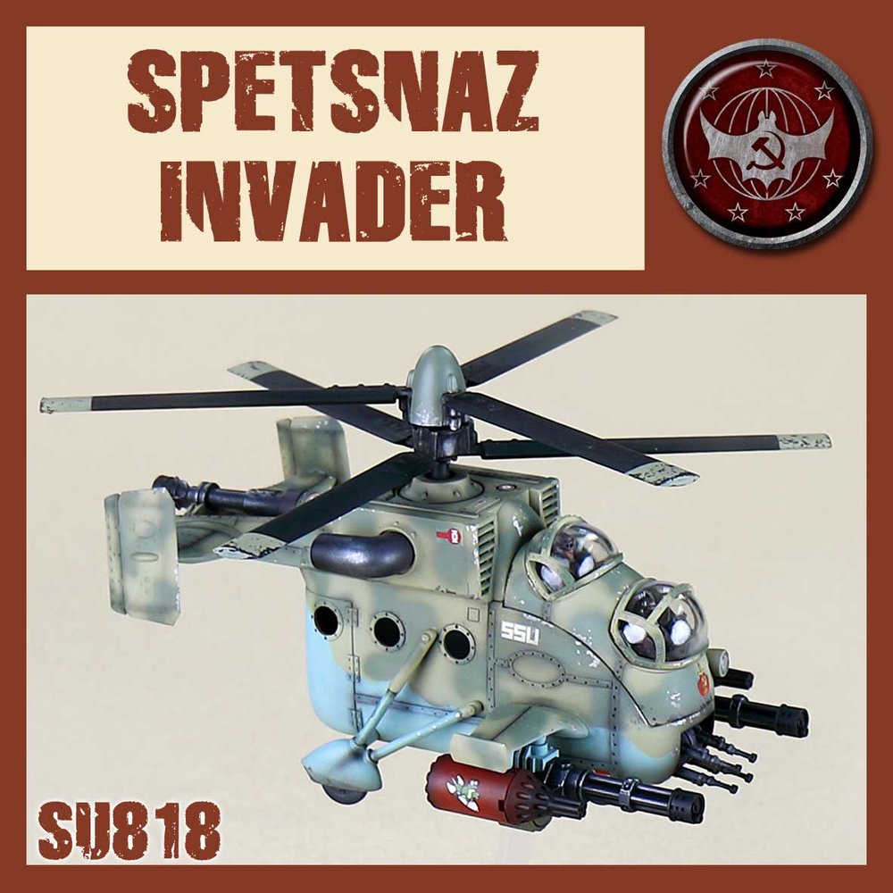 DUST 1947: SSU Spetsnaz Assault Helicopter - Invader (ONLINE ORDER ONLY)