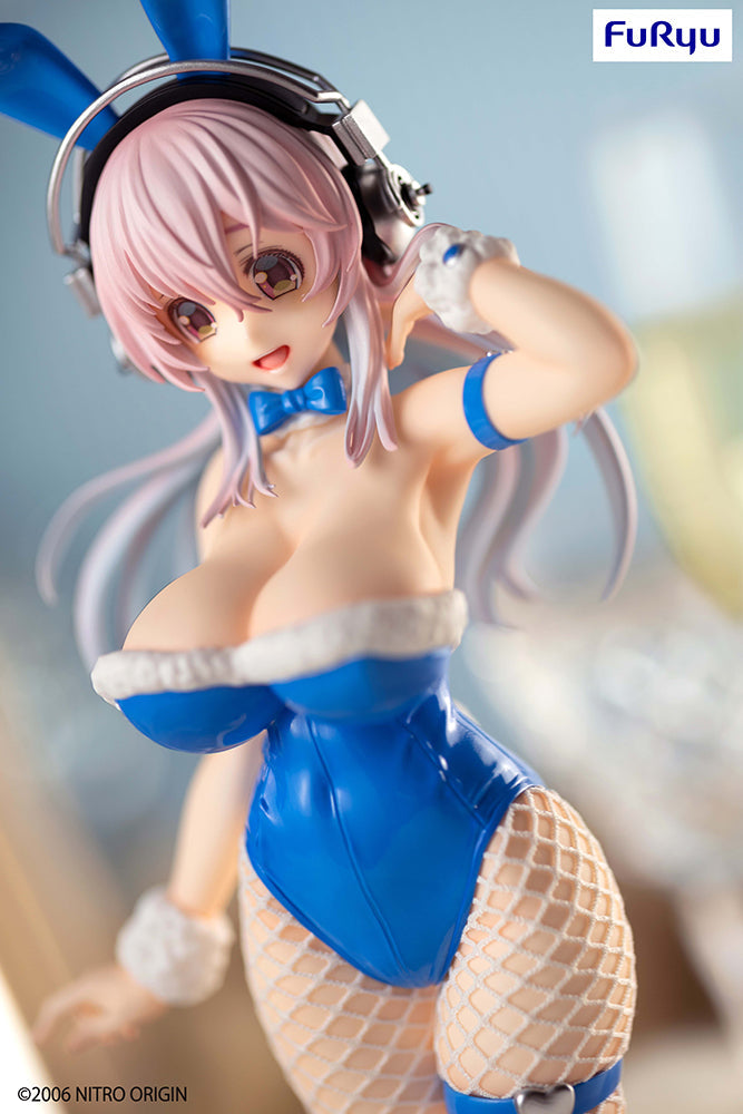 Super Sonico BiCute Blue Rabbit Bunnies Figure (ONLINE ORDER ONLY)