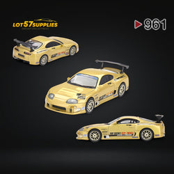 (Pre-Order) Mini-GT Toyota Supra (A80) Top Secret GT-300 Top Secret Gold 1:64 MGT00961 (ONLINE ORDER ONLY)