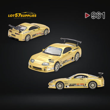 (Pre-Order) Mini-GT Toyota Supra (A80) Top Secret GT-300 Top Secret Gold 1:64 MGT00961 (ONLINE ORDER ONLY)
