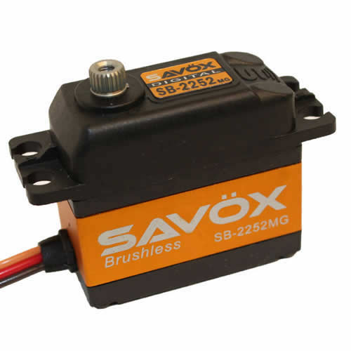 SVXSB2252MG Brushless Digital Servo Standard .045-69.4 at 6V Savox (ONLINE ORDER ONLY)