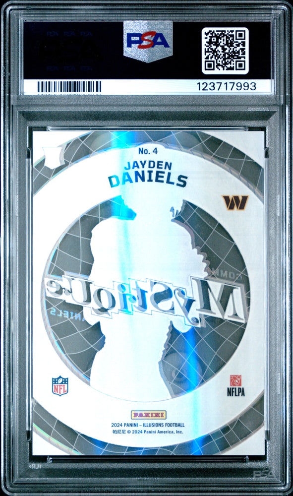 Graded 2024 Panini Illusions Jayden Daniels #RAINBOW Rookie RC Football Card PSA 10 Gem Mint (ONLINE ORDER ONLY)