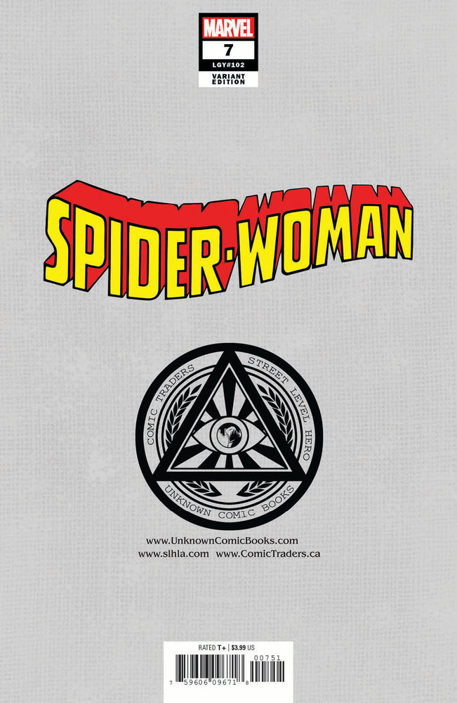 Spider-Woman #7 Unknown Comics Lucas Werneck Exclusive Knullified Var Kib (12/23/2020) (Online Order Only)