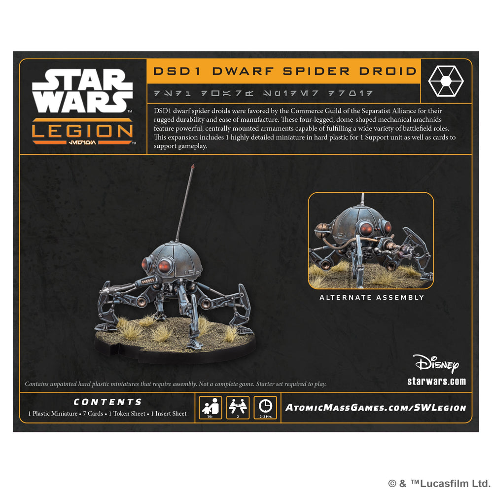 Star Wars: Legion - DSD1 Dwarf Spider Droid