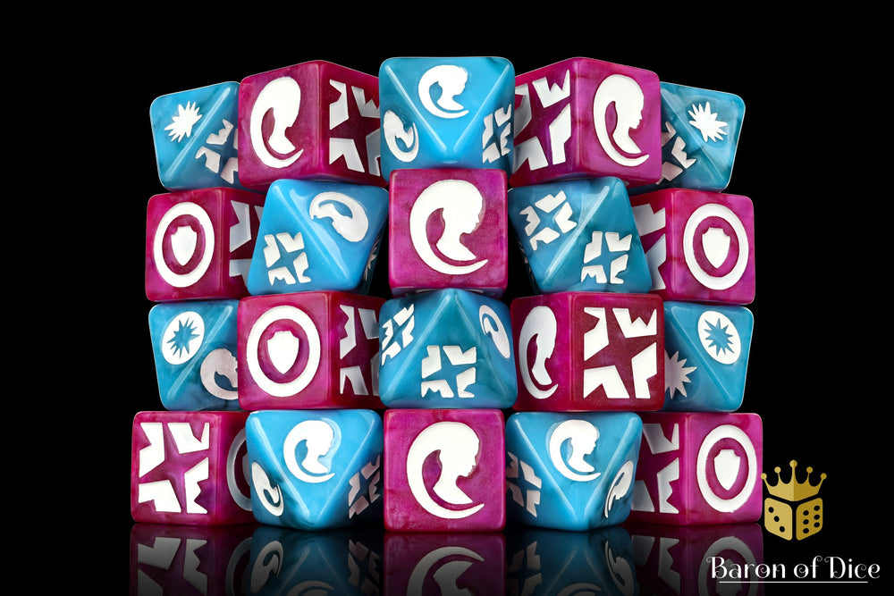 Alien Head Galactic Skirmish Dice - Set of 20 (ONLINE ORDER ONLY)