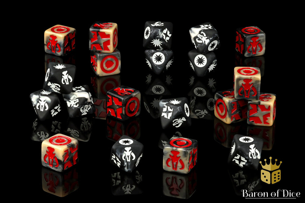 Bounty Hunter Galactic Skirmish Dice - Set of 20 (ONLINE ORDER ONLY)