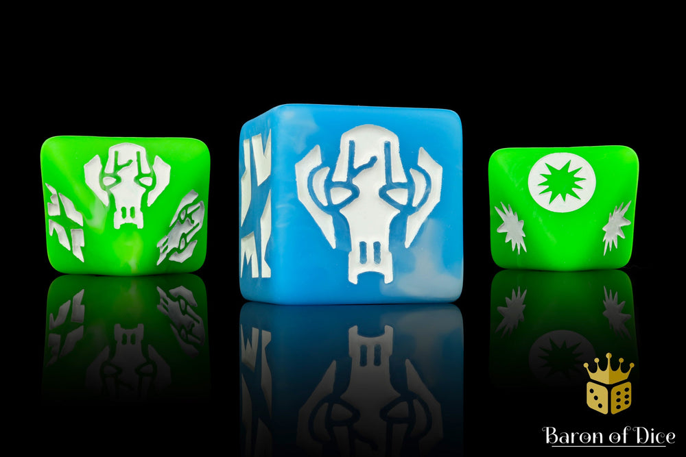 Droid General (Light) Galactic Skirmish Dice - Set of 20 (ONLINE ORDER ONLY)
