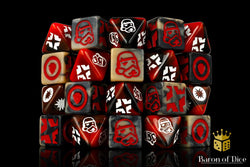 Trooper (Red) Galactic Skirmish Dice - Set of 20 (ONLINE ORDER ONLY)