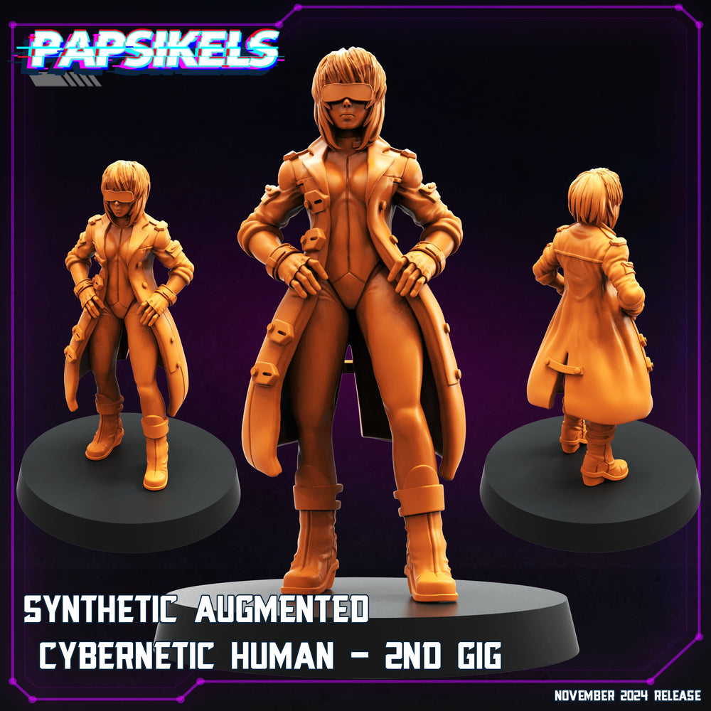 3D Printed Papsikels Synthetic Augmented Cybernetic Human Nov 2024 Cyberpunk 28mm 32mm (Online Only)