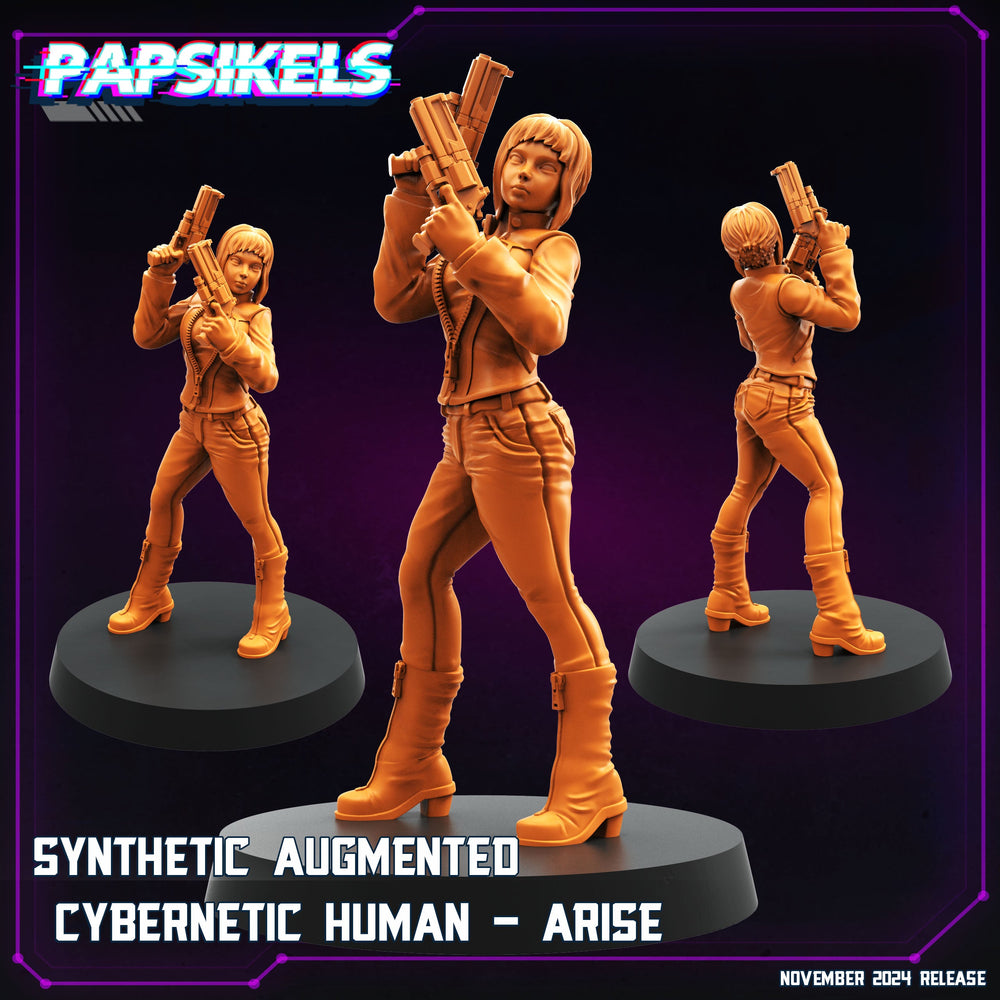 3D Printed Papsikels Synthetic Augmented Cybernetic Human Nov 2024 Cyberpunk 28mm 32mm (Online Only)