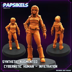 3D Printed Papsikels Synthetic Augmented Cybernetic Human Nov 2024 Cyberpunk 28mm 32mm (Online Only)