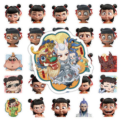 10/40/80PCS NE ZHA: I AM THE DESTINY Stickers Cartoon Movie Sticker Animation Decals Luggage Laptop Guitar Decoration Meme Toy (ONLINE ORDER ONLY)