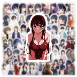 10/30/50PCS Anime The Dangers in My Heart Stickers Graffiti Waterproof Sticker Luggage Phone Notebook Guitar Cup Laptop Decals (ONLINE ORDER ONLY)