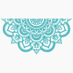 Half Mandala Car Sticker Decoration Window Bodywork Styling Motorcycle Accessories Die Cutting Vinyl Decals (ONLINE ORDER ONLY)