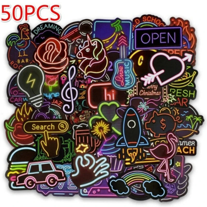 31pcs Japanese korea stop sign logo Stickers Pack For On The Laptop Fridge Phone Skateboard Travel Suitcase Sticker (ONLINE ORDER ONLY)