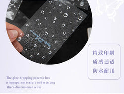 30pcs/pack Korean PET Transparent Sealing Decorative Stickers Cute Sticker for Idol Card Collage Material Journal DIY Decoration (ONLINE ORDER ONLY)