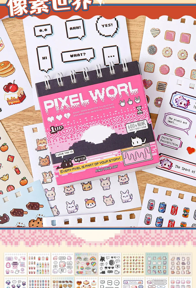 45 Sheets 4 Various Styles of Sticker Books Cute Cut Film Sticker Journal Handbook Scrapbooking Kawaii Decoration Sticker Gift (ONLINE ORDER ONLY)