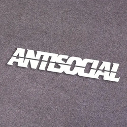 "ANTISOCIAL"Stickers,cool & funny stickers,Decoration for car truck Motorcycles  laptop (ONLINE ORDER ONLY)
