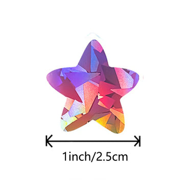 100-500pcs Color Holographic Star Stickers Birthday Wedding Gift Party Decor Seals Label Envelope Baking Labels Sticker (Online Order Only)