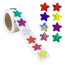 500/ Roll 2.5cm Packed With self-Adhesive Star Sticker Bonus Chart Decorative Self-adhesive sticker Label Stationery sticker (Online Order Only)