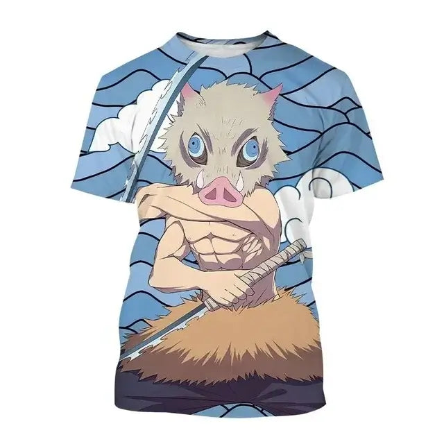 Demon Slayer Nezuko Shinobu T-shirt 3D Fashion Print (ONLINE ORDER ONLY)