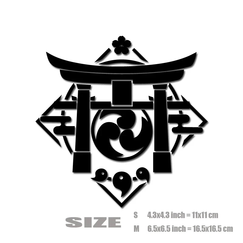 Inazuma STICKERS,High Quality And Durable Automobiles Exterior Accessories Self-adhesive Decals (ONLINE ORDER ONLY)