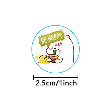 100-500pcs Children's Stickers New Small Animal Cartoon Sticker for Kids Gift Packaging Label Reward Stationery Stickers (Online Order Only)