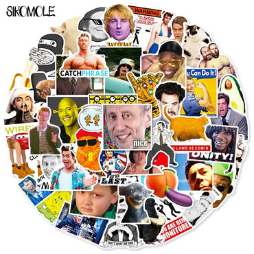Classic Meme Stickers Pack - Laptop, Guitar, Skateboard, Fridge Decals (ONLINE ORDER ONLY)
