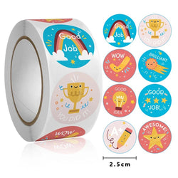 100-500pcs Cartoon Animals Cute Reward Stickers for Kids School Teacher Supplies Kids Classic Toy Gift Sealing Decor Stationery (ONLINE ORDER ONLY)