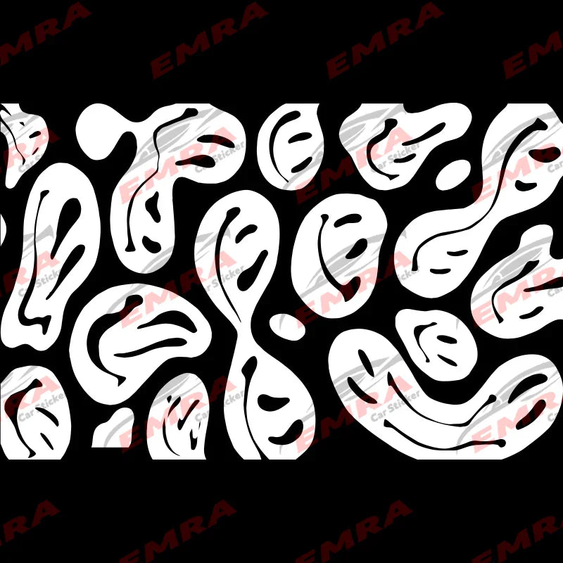 Ghost Car Sticker for Triangle Window Decoration External Accessories Die Cutting Waterproof Vinyl Decal Apply All Vehicles (ONLINE ORDER ONLY)