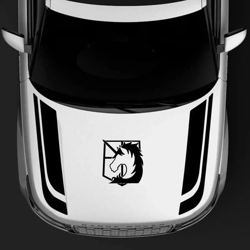 Unicorn ,CARTOON Stickers,Japanese TITAN,High quality sticker for cars trucks motorcycles &laptops! (ONLINE ORDER ONLY)