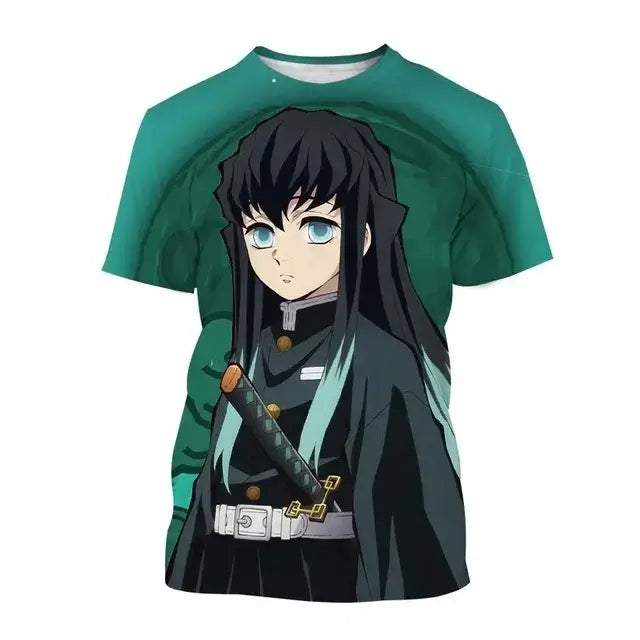 Demon Slayer Nezuko Shinobu T-shirt 3D Fashion Print (ONLINE ORDER ONLY)