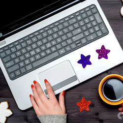 100-500pcs Color Star Sticker Birthday Wedding Gift Party Decor Seal Sticker Envelope Invitation Sticker Baking Label (ONLINE ORDER ONLY)