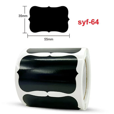 120 Chalkboard Labels 3 Styles Waterproof Removable Stickers 1.4x2.2in for Home & Kitchen (Online Order Only)