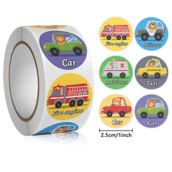 100-500pcs Animal Reward Stickers Adorable Round Kids Motivational Stickers Cartoon for Teacher Classroom Supplies (ONLINE ORDER ONLY)