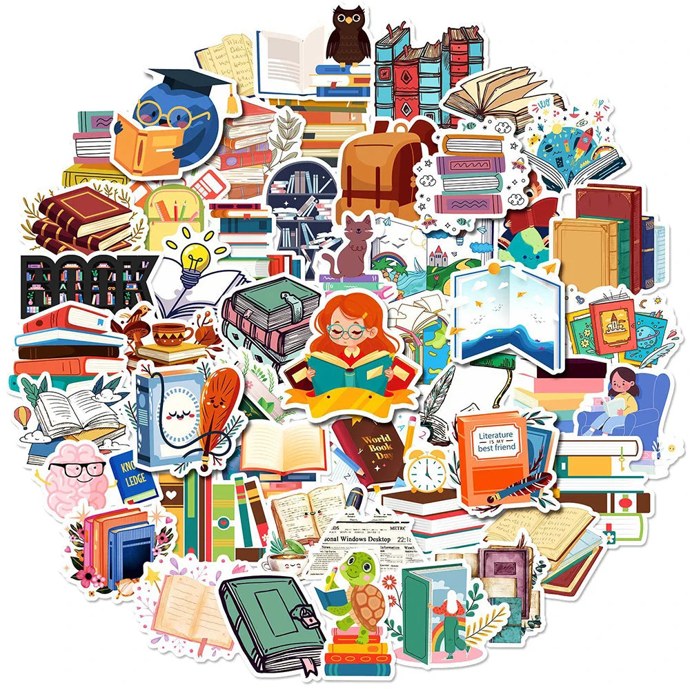 Cartoon Diary Stickers for Laptop, Scrapbook, Phone, Guitar, Notebook - 10/30/50pcs (ONLINE ORDER ONLY)
