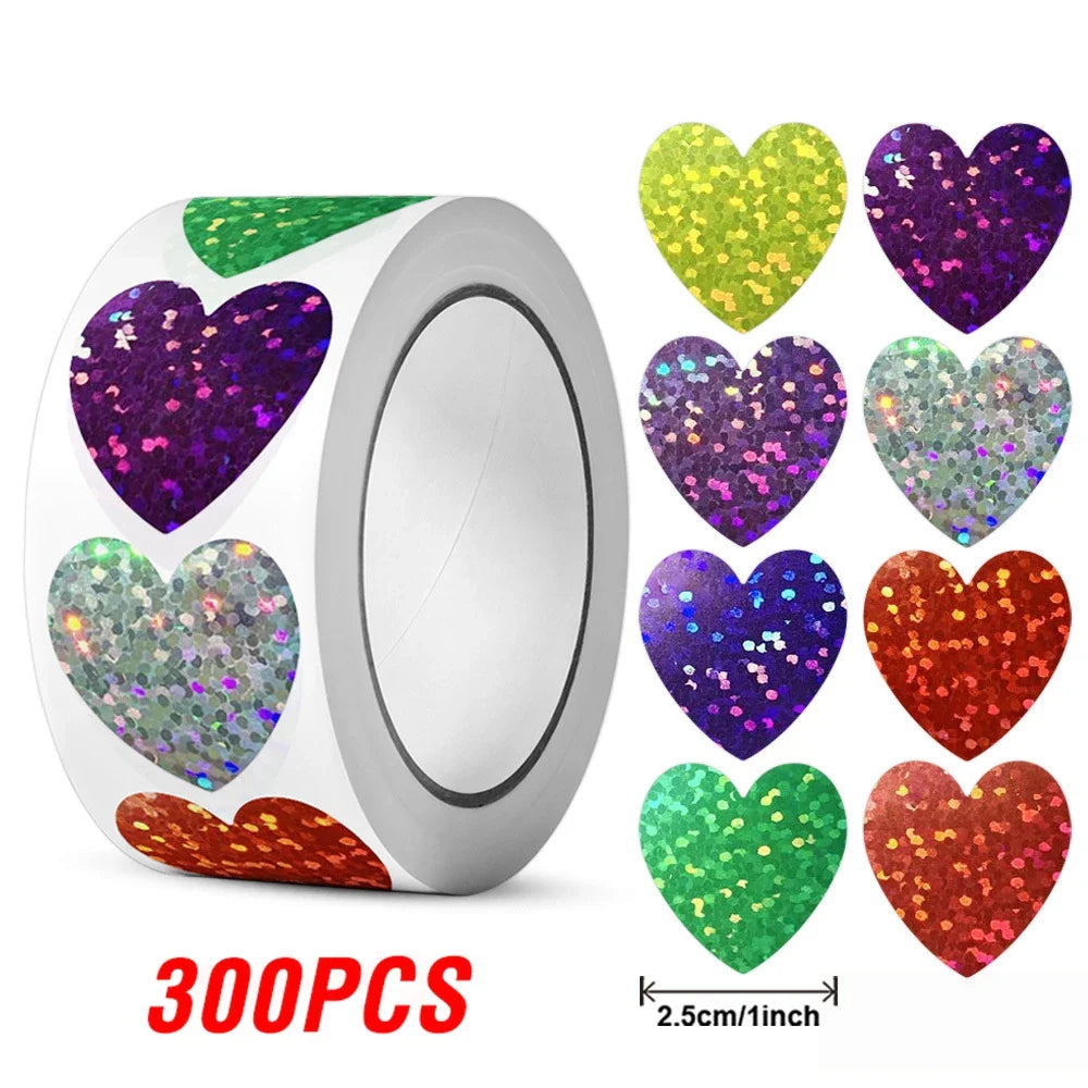 100-500pcs Color Star Sticker Birthday Wedding Gift Party Decor Seal Sticker Envelope Invitation Sticker Baking Label (ONLINE ORDER ONLY)