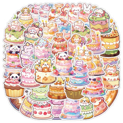 Cute Animal Cartoon Stickers for Kids - 10/30/60pcs Laptop Suitcase Notebook Decor (Online Order Only)